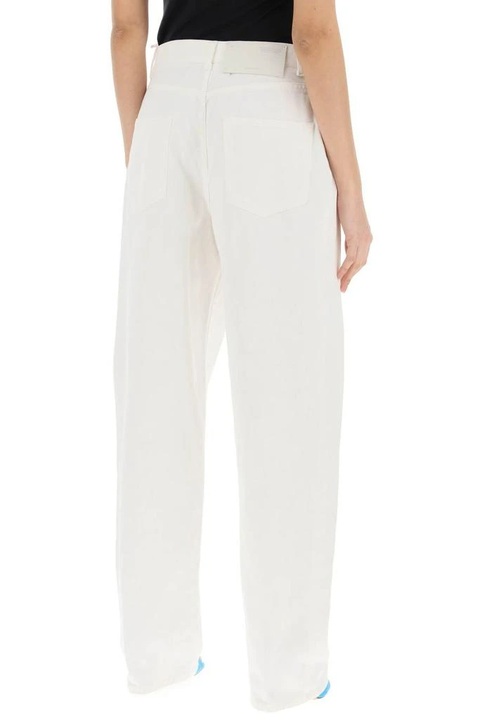 商品Off-White|Off-White Pleat Straight-Leg Jeans,价格¥2583,第3张图片详细描述
