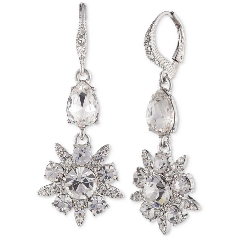 商品Givenchy|Crystal Starflower Leverback Drop Earrings,价格¥181,第1张图片