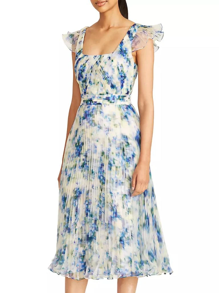 商品Theia|Miriam Pleated Dress,价格¥1117,第3张图片详细描述