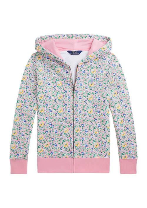 商品Ralph Lauren|Lauren Childrenswear Girls 7 16 Floral French Terry Full Zip Hoodie,价格¥247,第4张图片详细描述