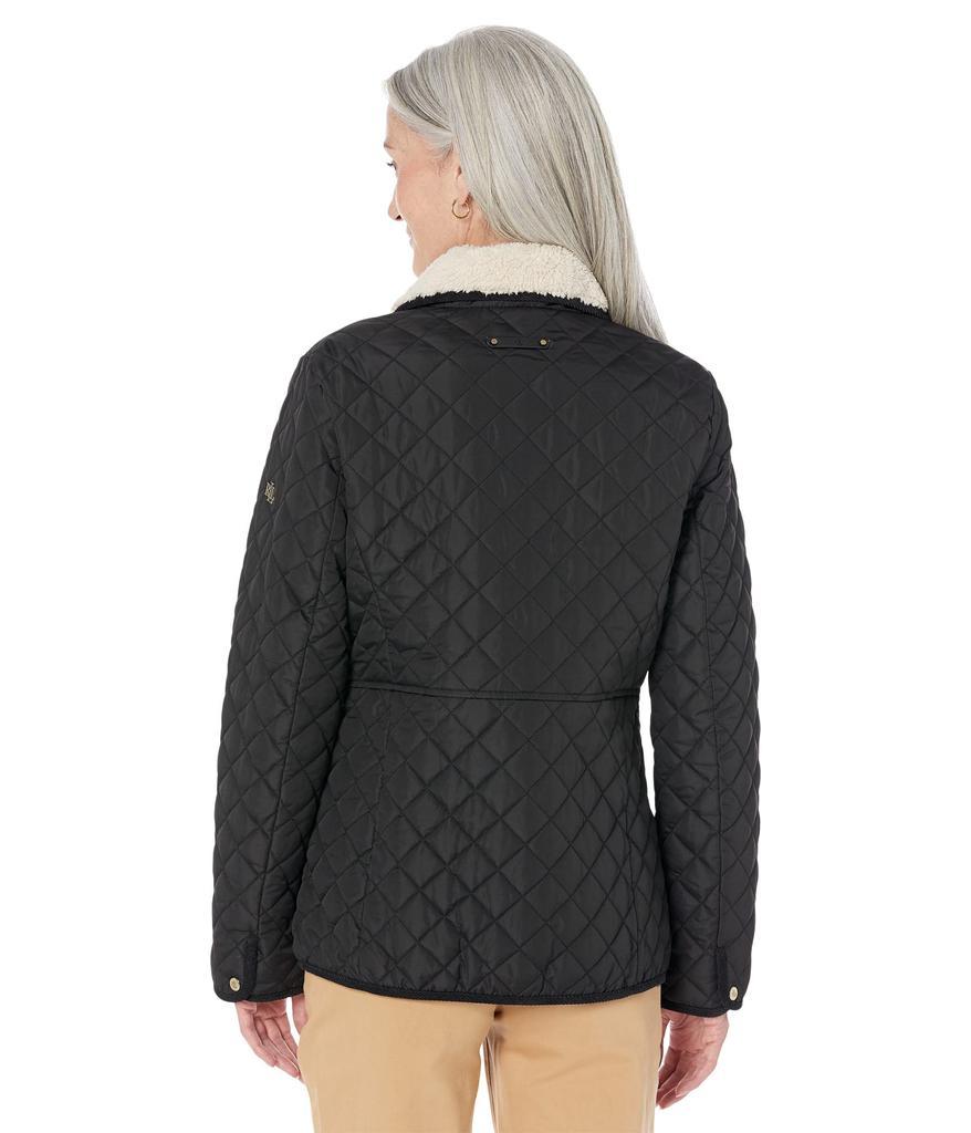 商品Ralph Lauren|Quilted Jacket w/ Berber Trim,价格¥773-¥1104,第4张图片详细描述
