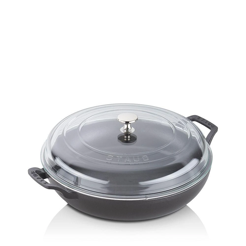商品Staub|3.5-Quart Braiser with Glass Lid,价格¥2318,第1张图片详细描述