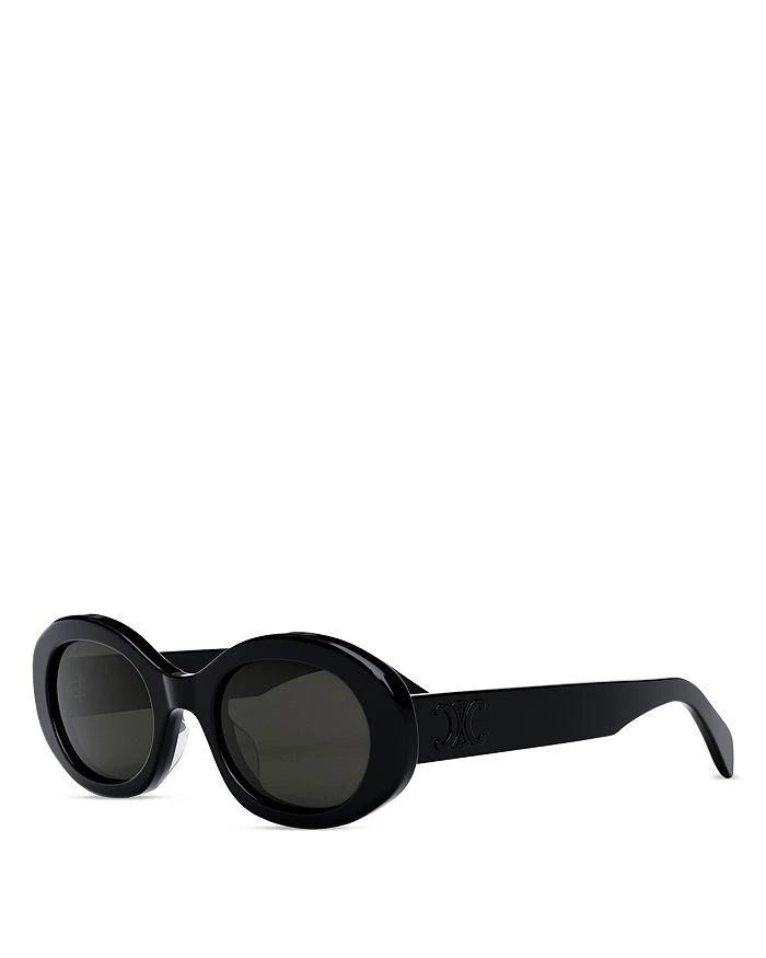 商品Celine|Triomphe Oval Sunglasses, 52mm,价格¥3837,第1张图片