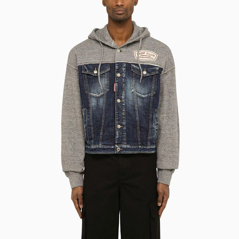 商品DSQUARED2|SURF CLUB DENIM JACKET,价格¥4672,第1张图片