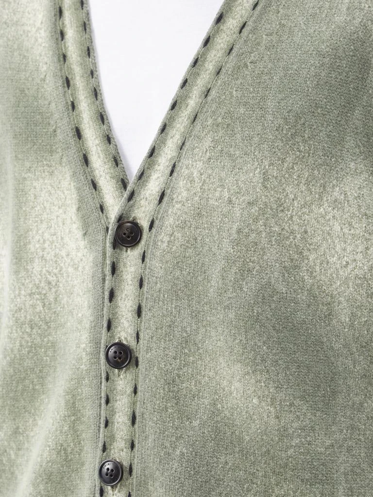 商品AMIRI|Garment-dyed cashmere cardigan,价格¥9091,第3张图片详细描述