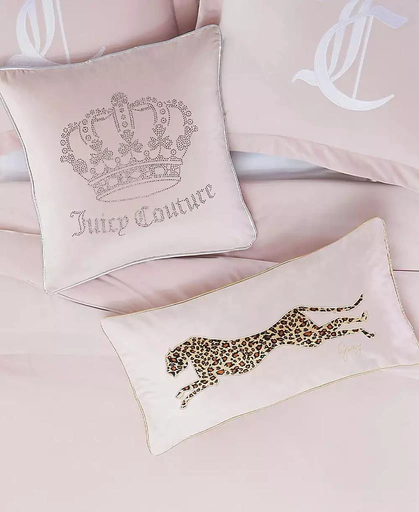 商品Juicy Couture|Velvet Novelty Decorative Pillow,价格¥251,第4张图片详细描述