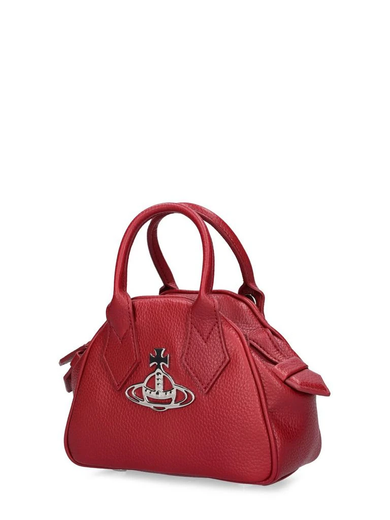商品Vivienne Westwood|Mini Yasmin Grained Faux Leather Bag,价格¥3179,第3张图片详细描述
