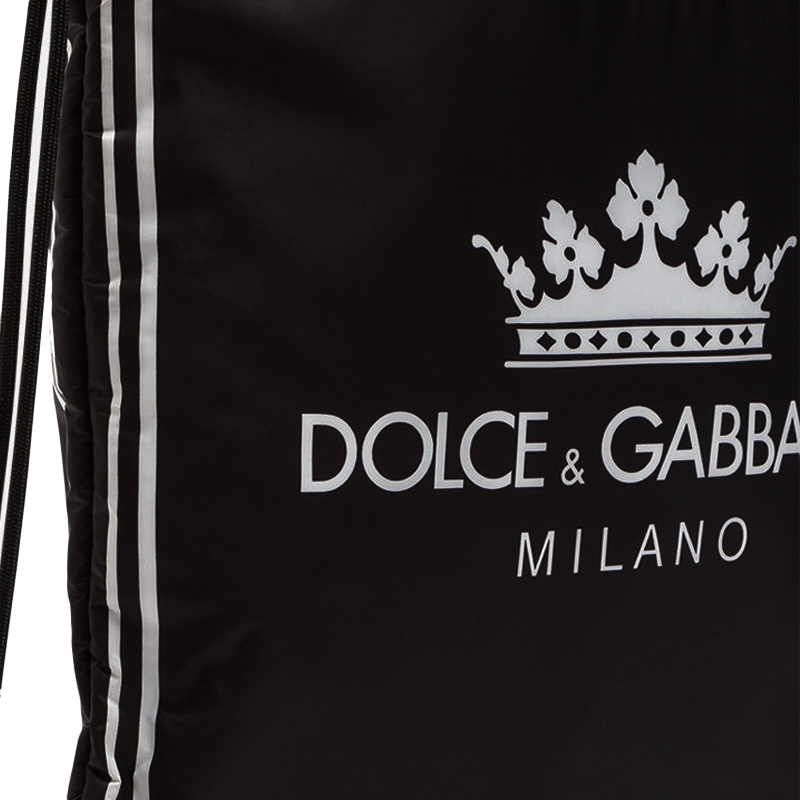 Dolce&Gabbana 杜嘉班纳 男士黑色尼龙背包 BM1459-AS637-HNR18商品第4张图片规格展示