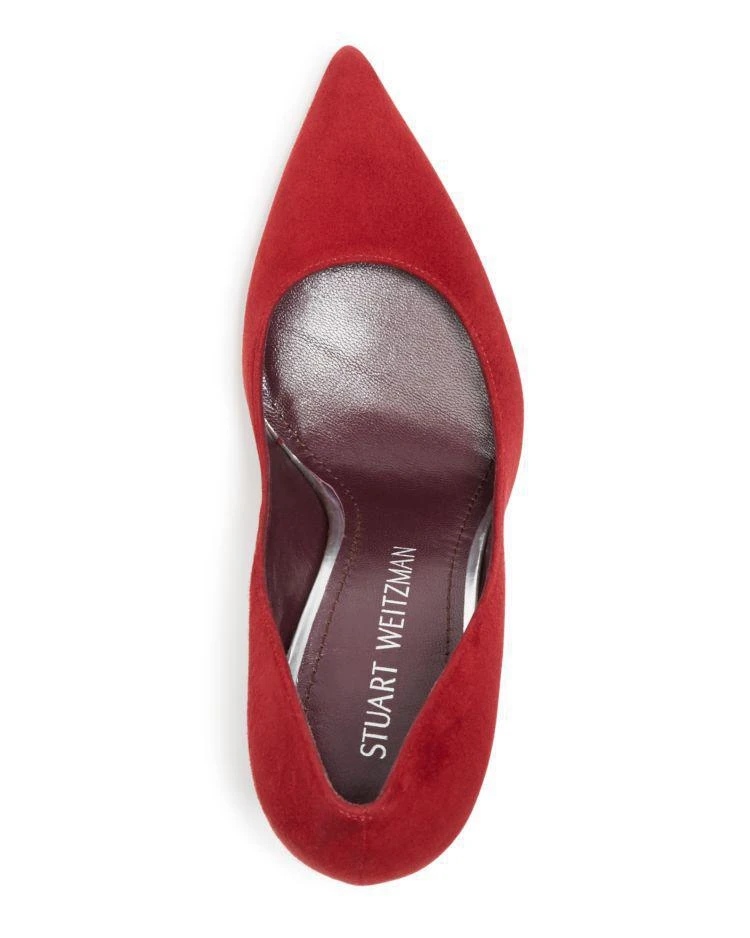 商品Stuart Weitzman|Women's Curvia Suede High-Heel Pumps ,价格¥2017,第3张图片详细描述