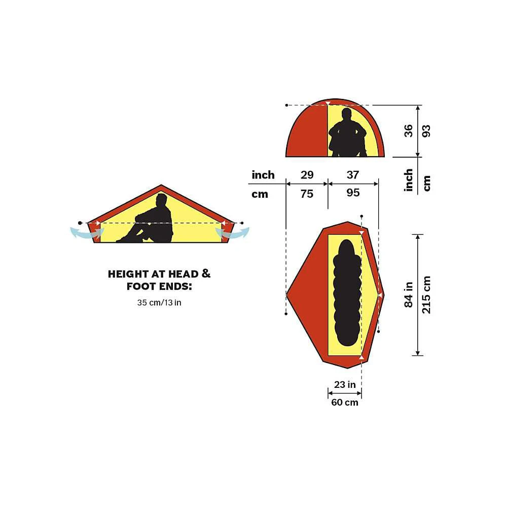 商品Hilleberg|Hilleberg Enan 1 Person Tent,价格¥5930,第3张图片详细描述