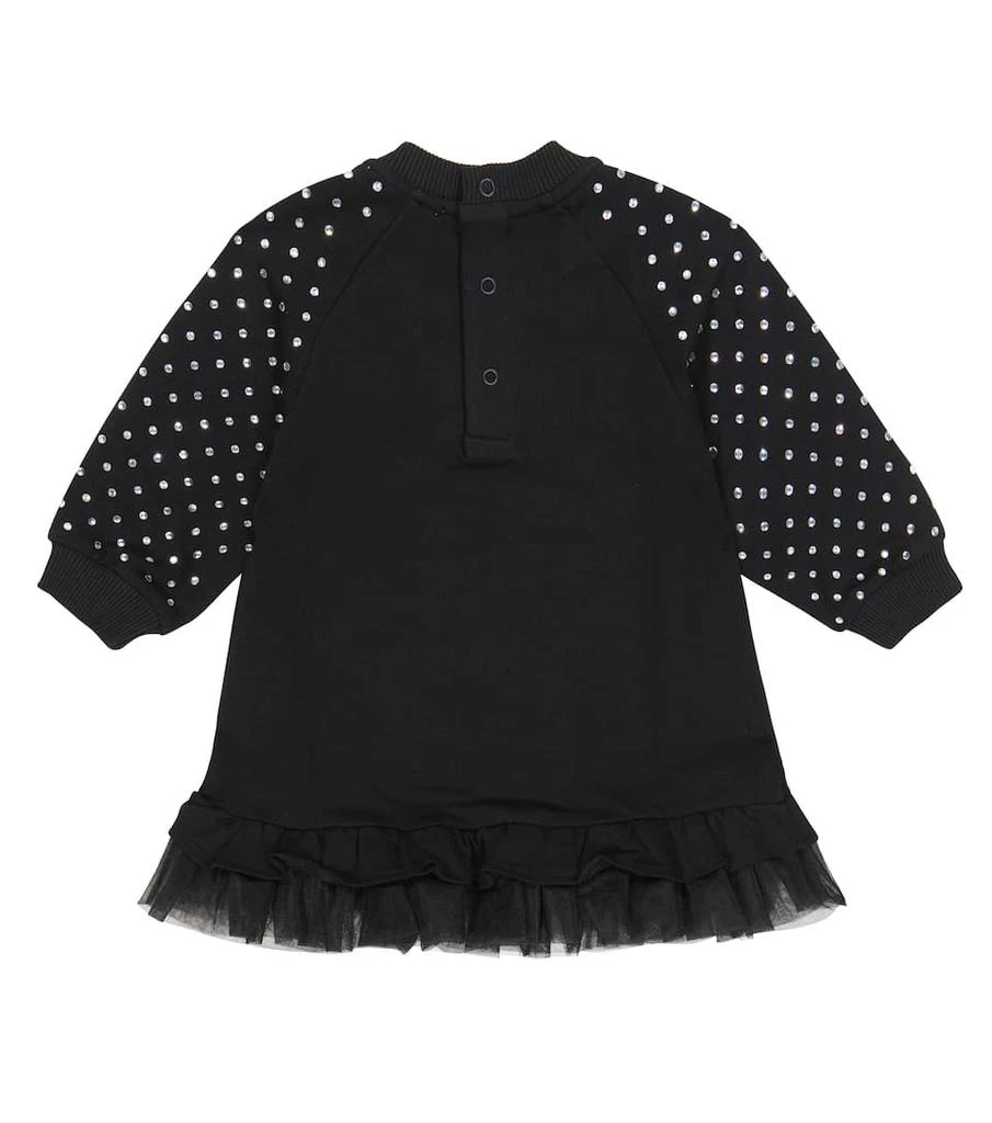 商品Moschino|婴幼儿 — 缀饰棉质混纺连衣裙,价格¥873,第2张图片详细描述