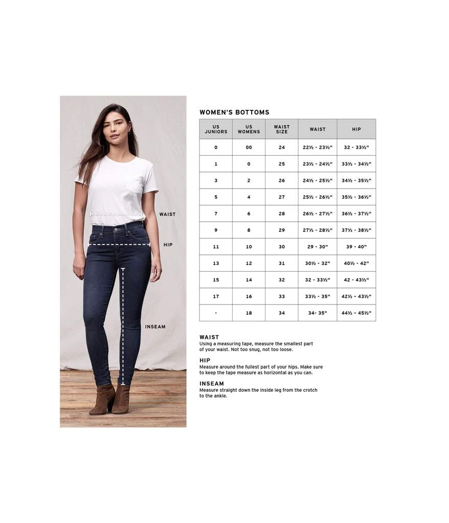 商品Levi's|Wedgie Skinny,价格¥198,第5张图片详细描述