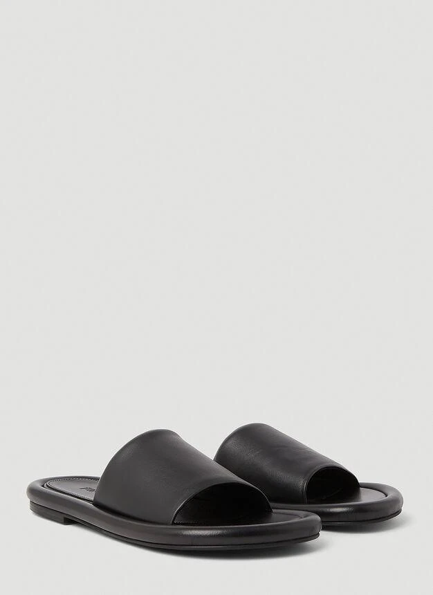 商品JW Anderson|Bumper Flat Sandals in Black,价格¥1637,第2张图片详细描述