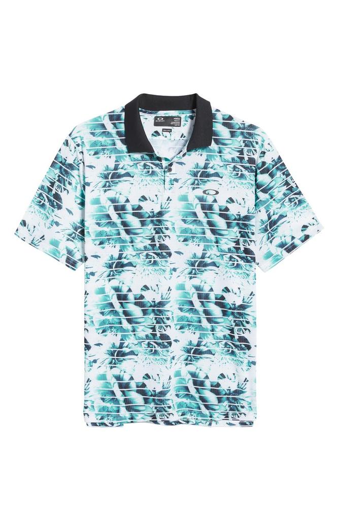 Floral Print Recycled Polyester Blend Polo商品第5张图片规格展示