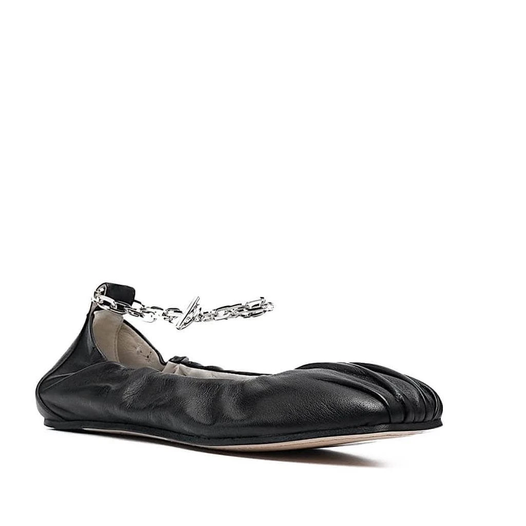 商品VIC MATIĒ|Vic Matié Velvet Black Ballet Flat Shoe,价格¥2121,第2张图片详细描述