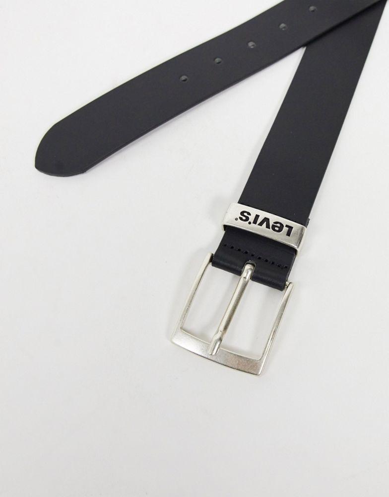 Levi's new ashland leather belt in black商品第2张图片规格展示