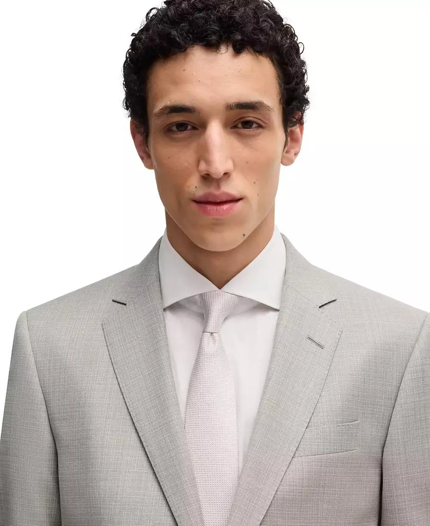 Men's Patterned Virgin Wool Slim-Fit Suit 商品