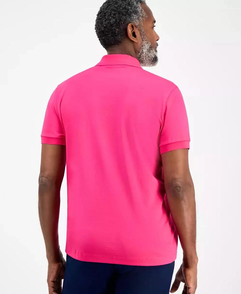 商品Lacoste|Men’s Regular Fit Soft Touch Short Sleeve Polo,价格¥439,第2张图片详细描述