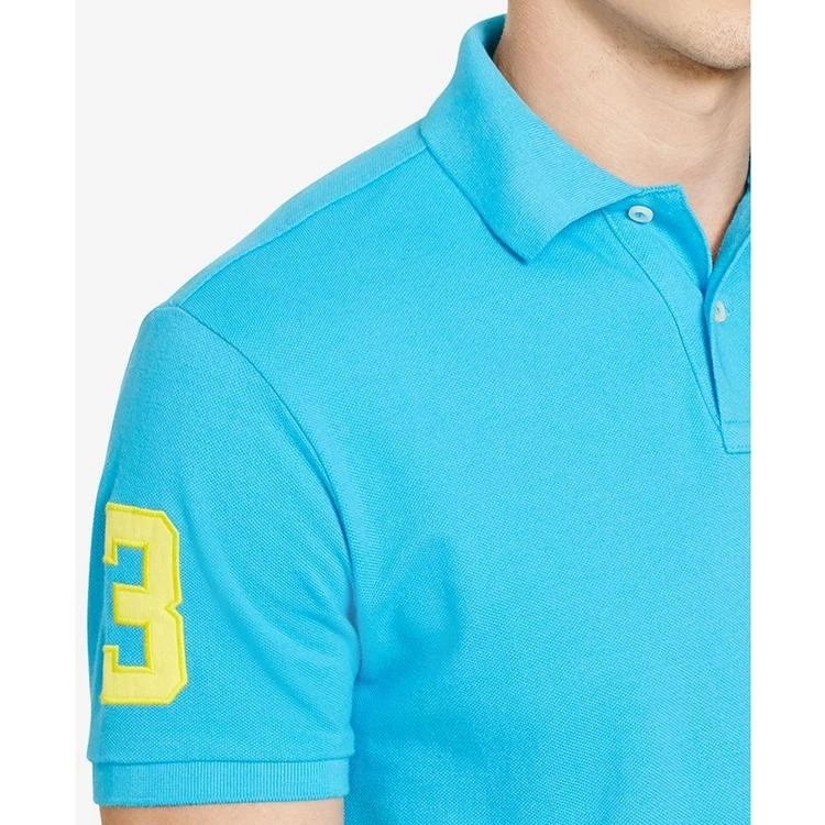 商品Ralph Lauren|男士马球标针织网眼POLO衫,价格¥255,第5张图片详细描述