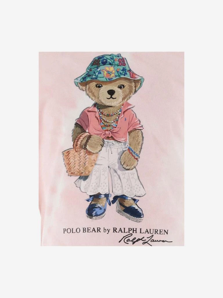 商品Ralph Lauren|Cotton T-shirt With Polo Bear,价格¥723,第3张图片详细描述