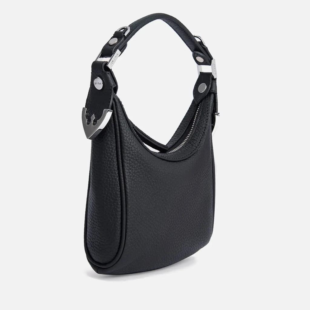 商品by FAR|BY FAR Women's Cosmo Black Flat Grain Leather Bag - Black,价格¥3777,第5张图片详细描述