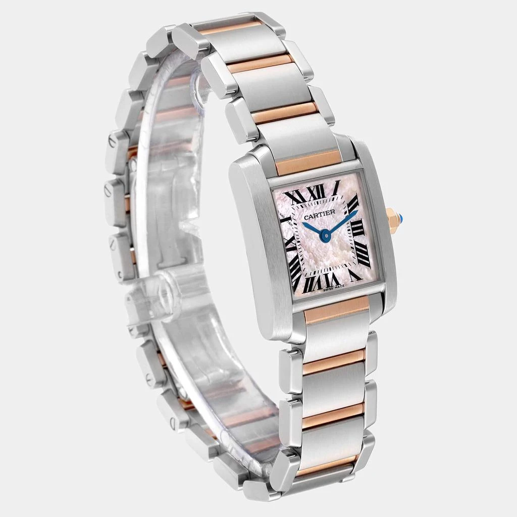 商品[二手商品] Cartier|Cartier Tank Francaise Steel Rose Gold MOP Ladies Watch W51027Q4 20.0 x 25.0 mm,价格¥31830,第4张图片详细描述