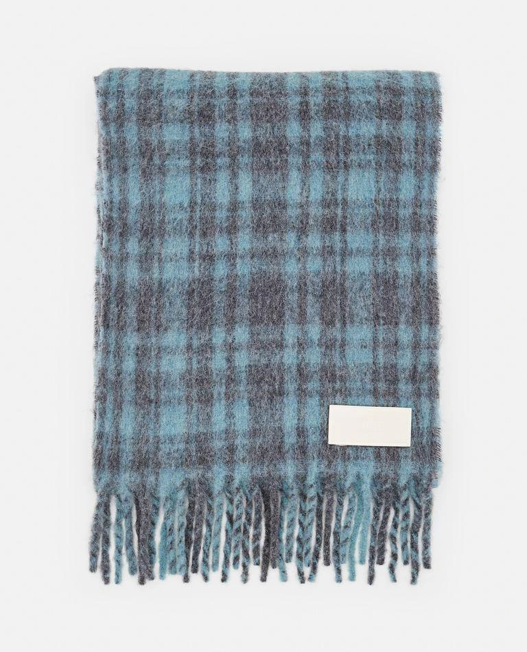 商品AMI|Oversize Check Ami Alpaca Scarf,价格¥1667,第1张图片
