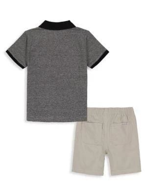 商品Calvin Klein|Little Boy’s 2-Piece Polo & Shorts Set,价格¥226,第2张图片详细描述