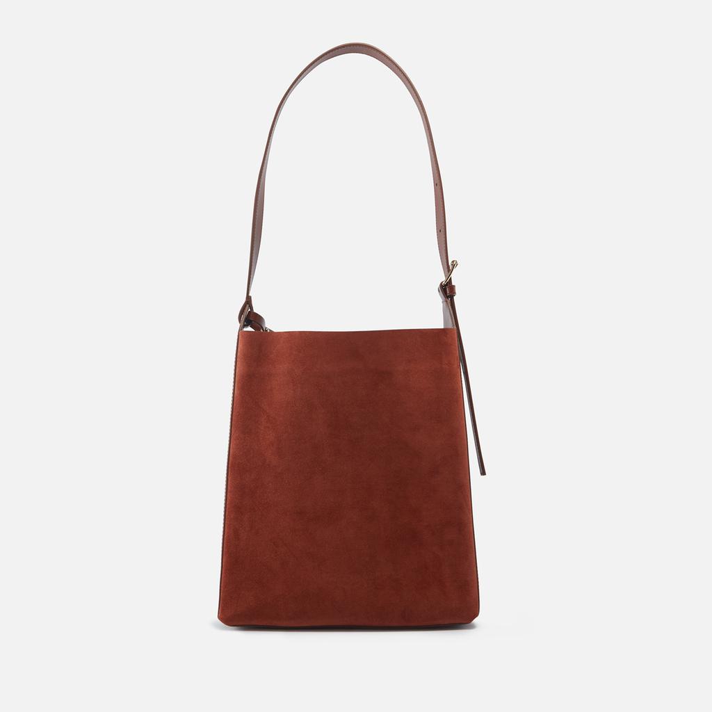 A.P.C. Virginie Suede and Leather Tote Bag商品第3张图片规格展示