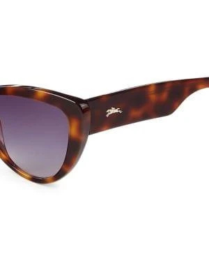 商品Longchamp|56MM Cat Eye Sunglasses,价格¥397,第3张图片详细描述