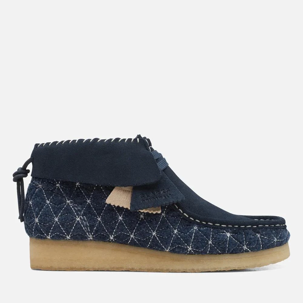 商品Clarks|Clarks Originals Wallabee Sashiko and Suede Boots,价格¥635,第1张图片