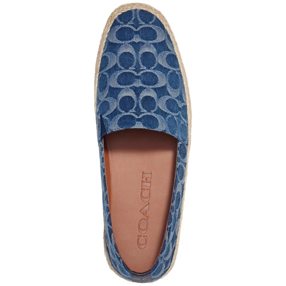 商品Coach|Men's Signature Denim Espadrille,价格¥579,第4张图片详细描述