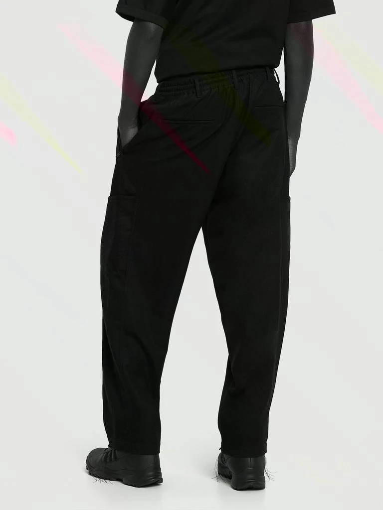 商品Y-3|Wool Blend Flannel Pants W/logo,价格¥2492,第2张图片详细描述