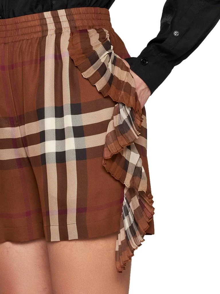 商品Burberry|Burberry Checked Fringed-Detail Shorts,价格¥5779,第5张图片详细描述