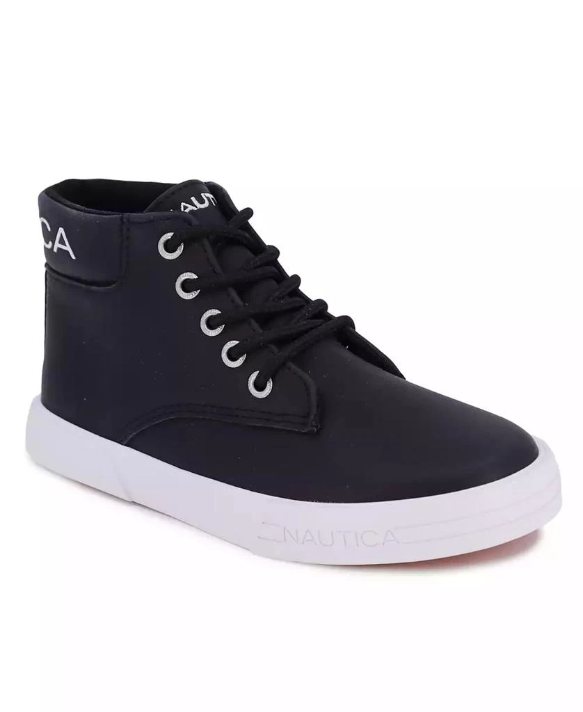 商品Nautica|Big Boys Wharf Harbour Padded Collar Casual High-top Sneaker,价格¥165,第1张图片