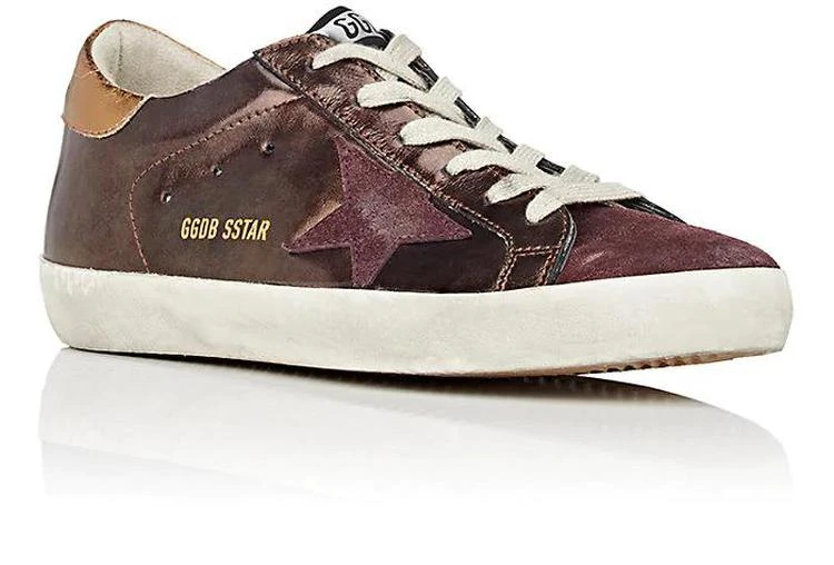 商品Golden Goose|Women's Superstar Leather & Suede Sneakers,价格¥1926,第2张图片详细描述