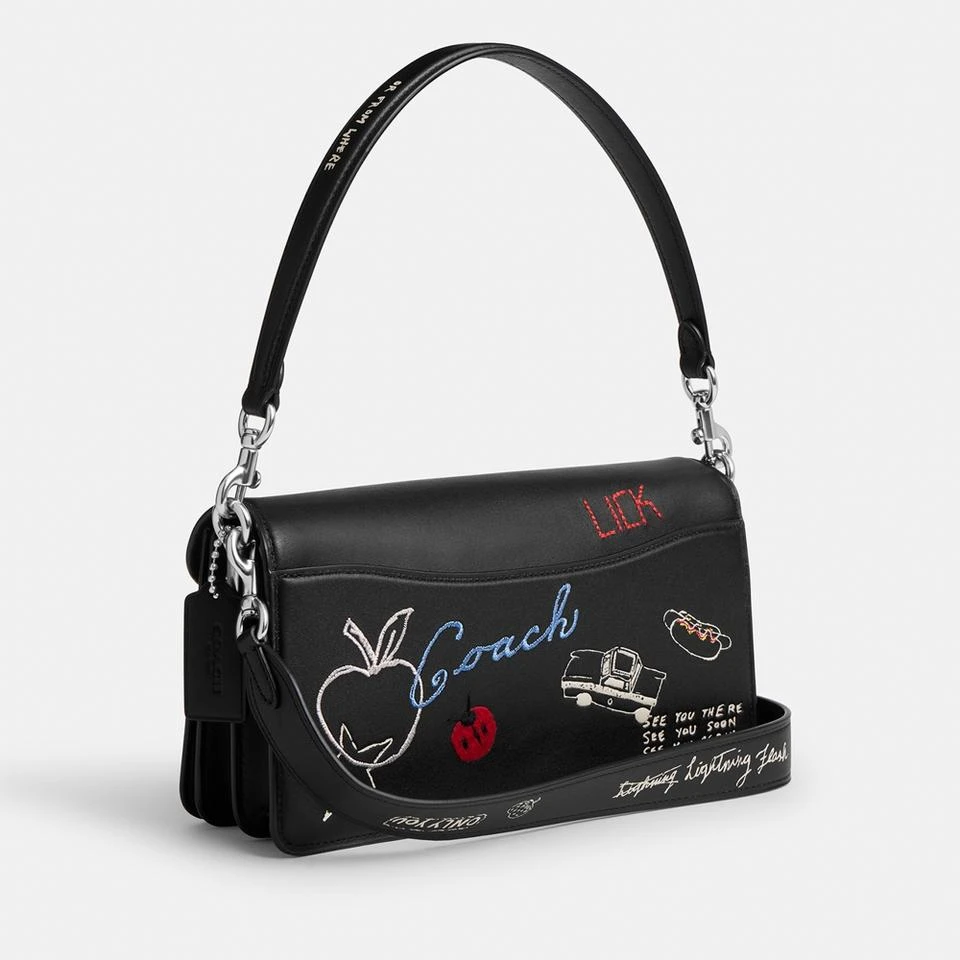 商品Coach|Coach Tabby 26 Sketch Print Leather Shoulder Bag,价格¥5715,第5张图片详细描述