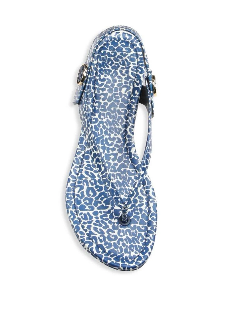 商品Tory Burch|Minnie Leopard-Print Travel Sandals,价格¥595,第4张图片详细描述