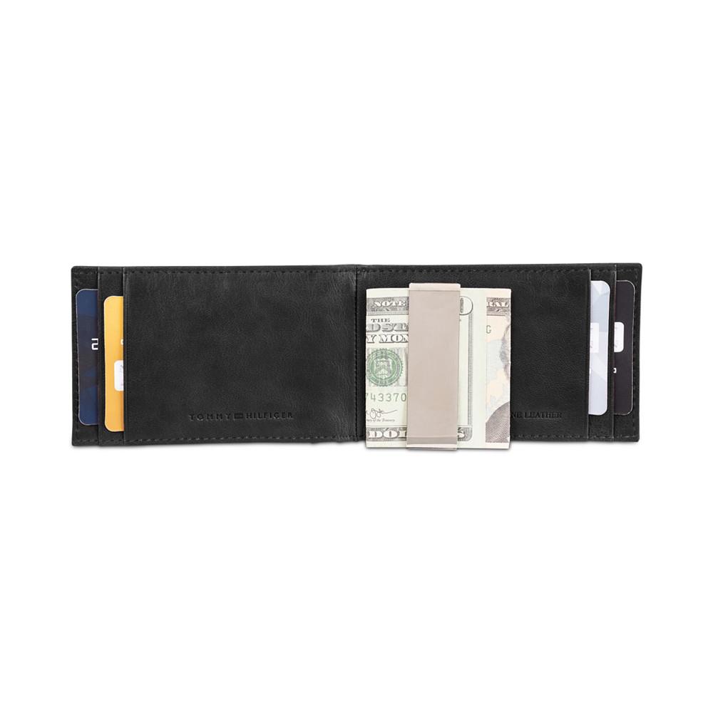 Men's RFID Front Pocket Wallet with Removable Money Clip商品第3张图片规格展示
