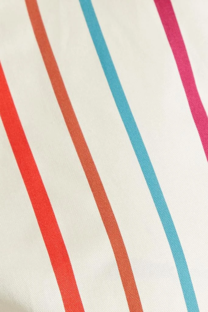 商品Loro Piana|Striped silk and cotton-blend poplin mini dress,价格¥5847,第4张图片详细描述