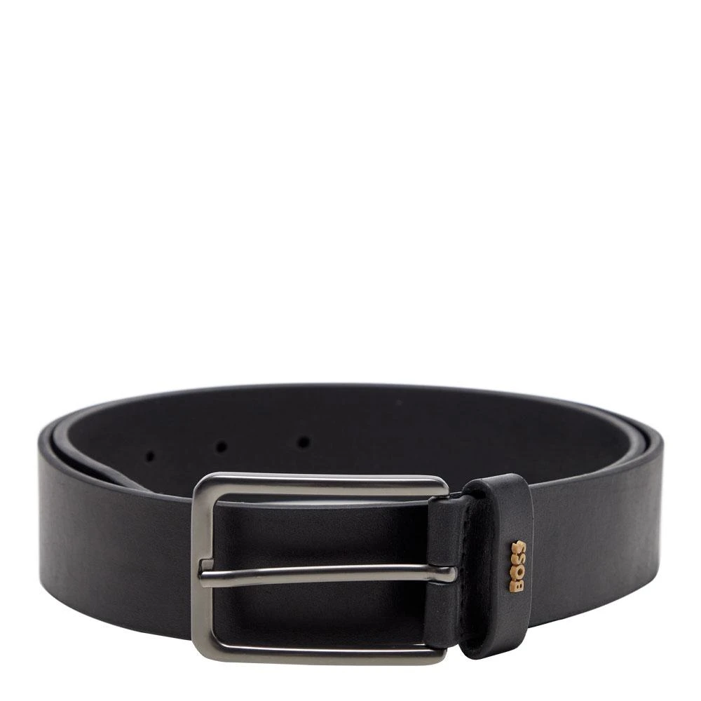 商品Hugo Boss|BOSS Calis Logo Belt - Black,价格¥306,第1张图片