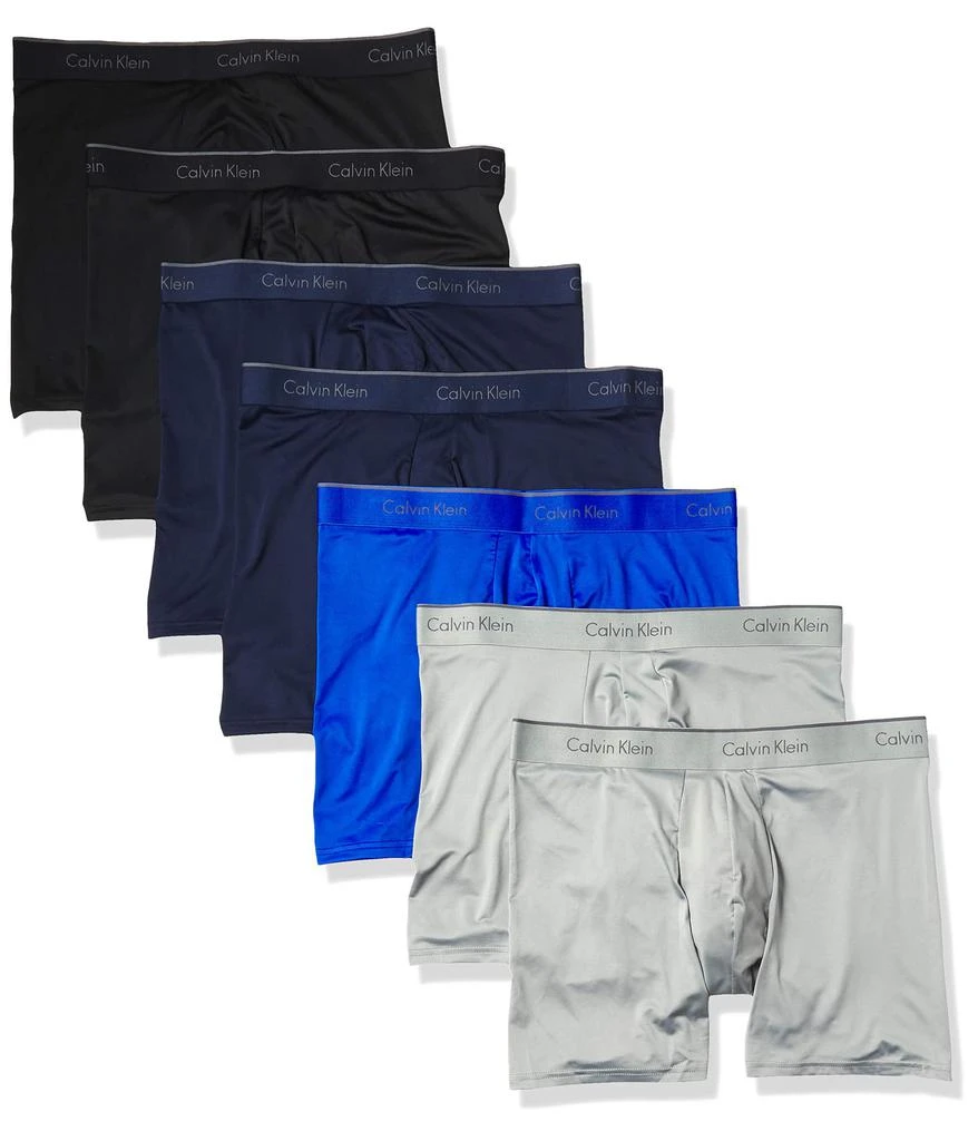 商品Calvin Klein|Men's Microfiber Stretch Multipack Boxer Briefs,价格¥448,第1张图片