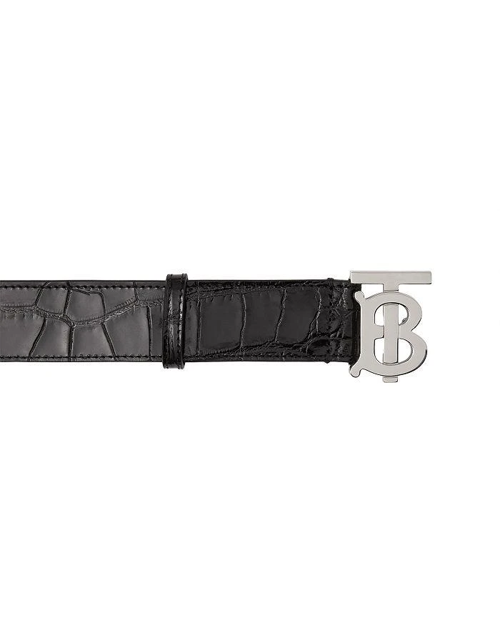 商品Burberry|Monogram Motif Embossed Leather Belt,价格¥2649,第2张图片详细描述