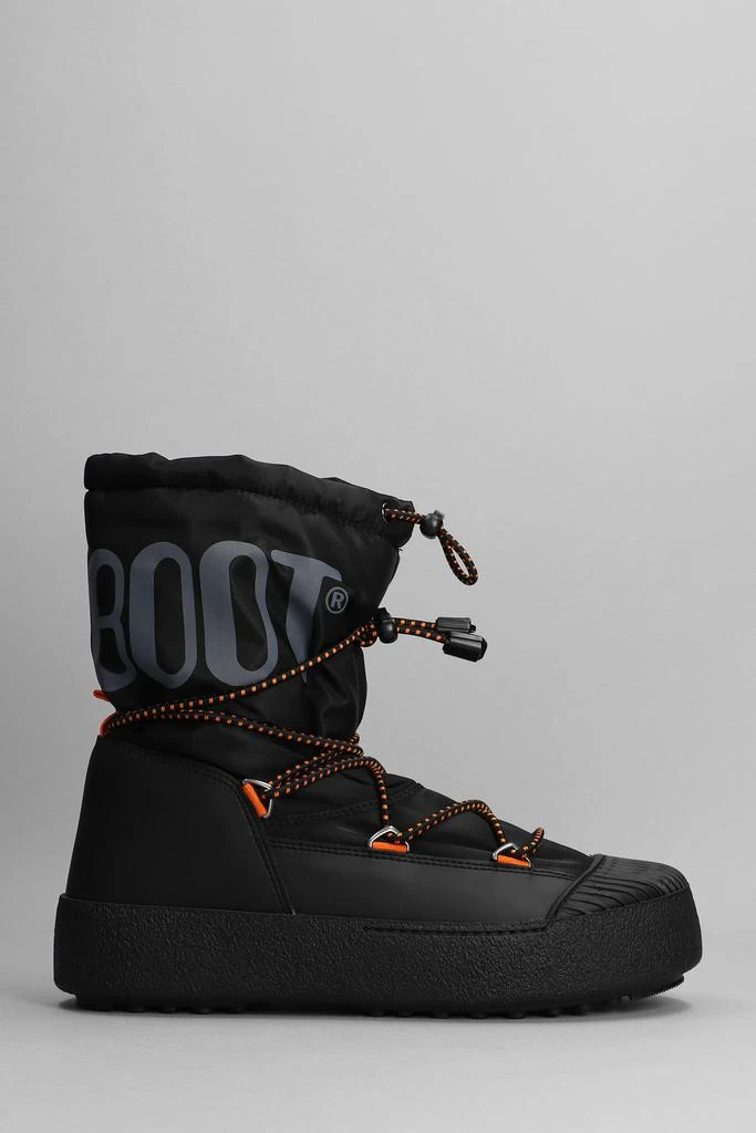 商品Moon Boot|Moon Boot Low Heels Ankle Boots In Black Polyamide,价格¥2281,第1张图片