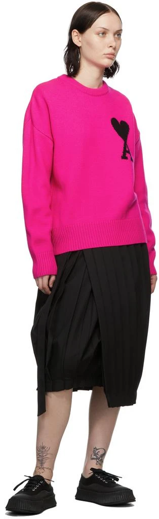 商品AMI|Pink Ami De Cœur Sweater,价格¥2788,第4张图片详细描述