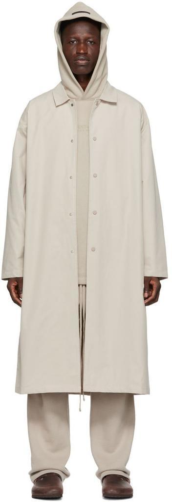商品Essentials|Gray Long Coat,价格¥1796,第1张图片