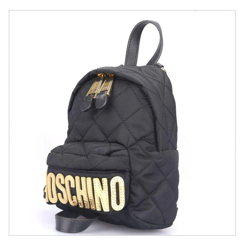 商品Moschino|香港直邮Moschino莫斯奇诺女士双肩包黑色背包2B760982012555,价格¥5116,第11张图片详细描述