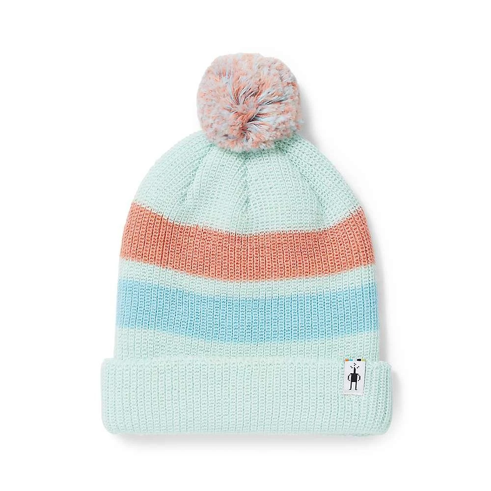 商品SmartWool|Smartwool Kids' Stripe Pom Beanie,价格¥116,第1张图片