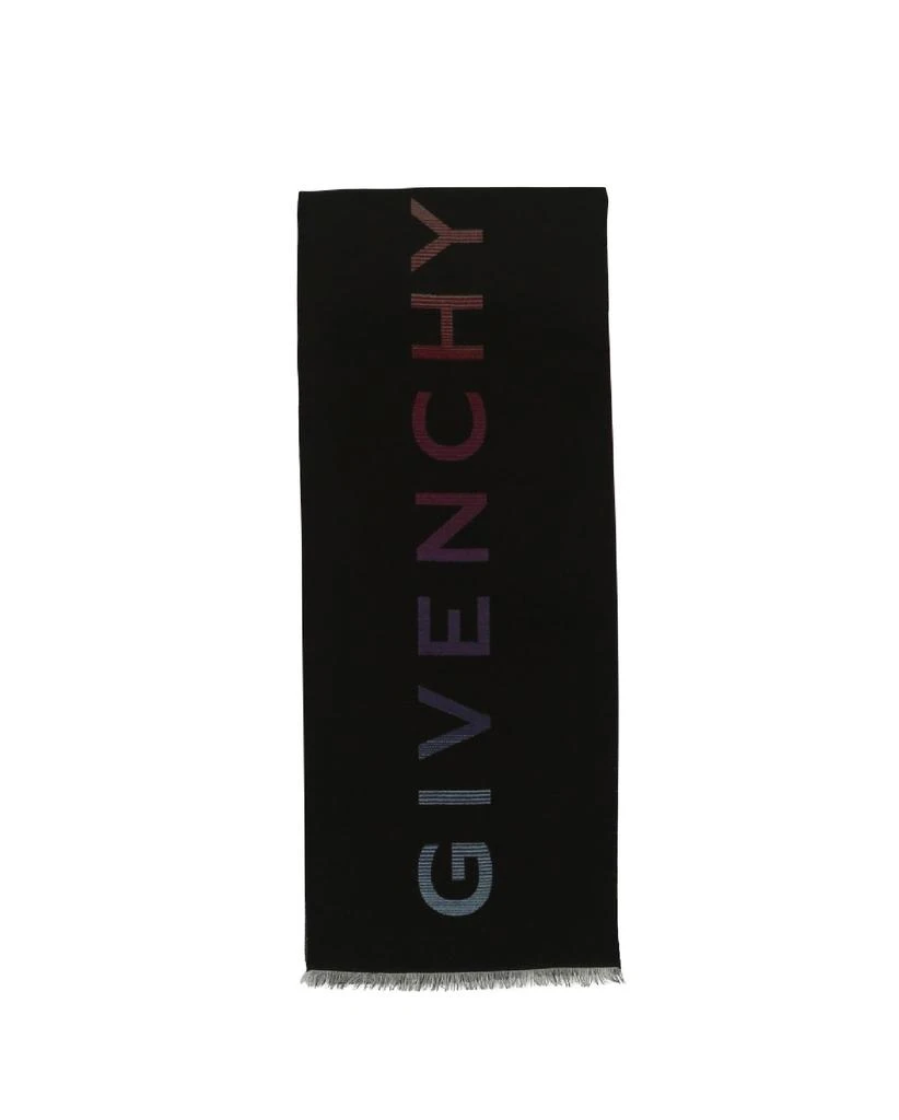 商品Givenchy|女式 大号撞色徽标羊毛围巾,价格¥950,第1张图片