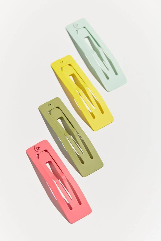 商品Urban Outfitters|Matte Square Snap Clip Set,价格¥38,第1张图片